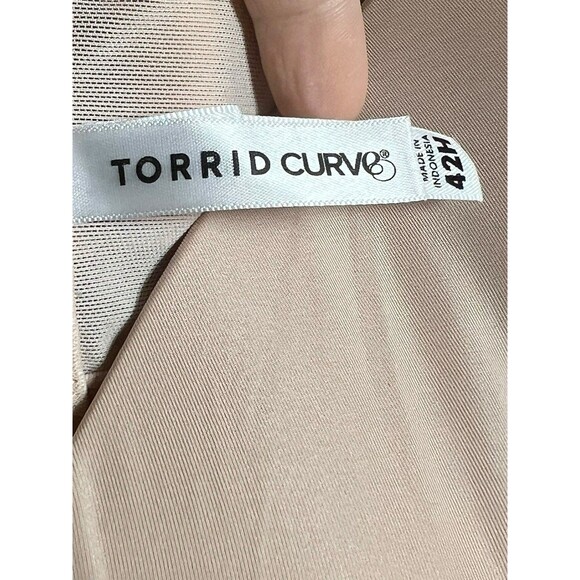Torrid Curve Lightly Lined 42H T-Shirt Bra Soft Cup Underwire Adjustable NWT - Picture 4 of 8
